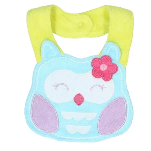 Baby Character Bib Owl Blue - Sunshine - Image 2