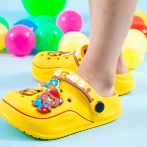 Kids Crocs Honey Bear Yellow - Sunshine