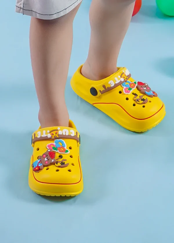 Kids Crocs Honey Bear Yellow - Sunshine - Image 3