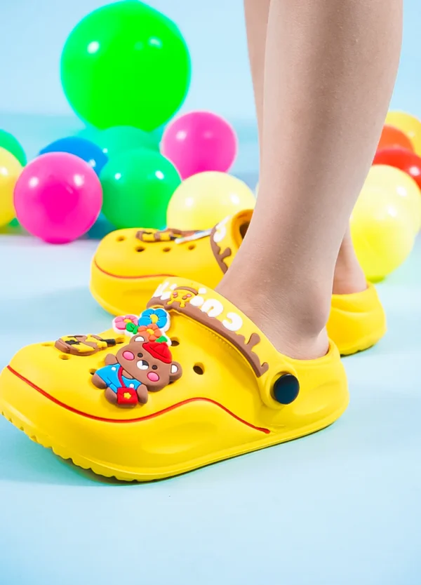 Kids Crocs Honey Bear Yellow - Sunshine